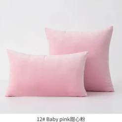 Medicci Home Bettzeug-Luxuriöser Kissenbezug aus Samt – weicher Euro-Kissenbezug in mehreren Farben und Größen