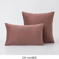 Medicci Home Bettzeug-Luxuriöser Kissenbezug aus Samt – weicher Euro-Kissenbezug in mehreren Farben und Größen