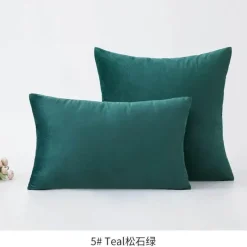 Medicci Home Bettzeug-Luxuriöser Kissenbezug aus Samt – weicher Euro-Kissenbezug in mehreren Farben und Größen