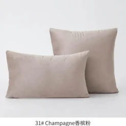 Medicci Home Bettzeug-Luxuriöser Kissenbezug aus Samt – weicher Euro-Kissenbezug in mehreren Farben und Größen