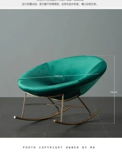 Comfort u0026 Style Möbel-Luxuriöser nordischer Wohnzimmerstuhl – Modernes Design