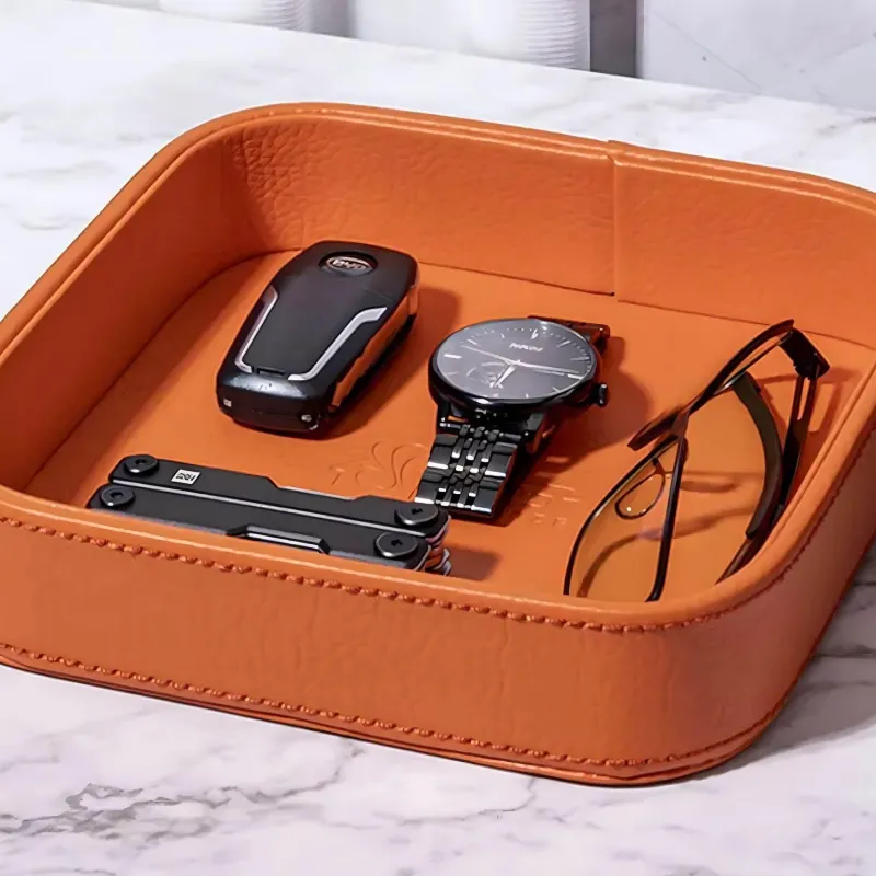 Cozy Nest Decor Wohndeko-Luxuriöser Tagesplaner aus Leder – Eleganter Organizer