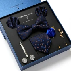 PureGlow Männerpflege|Körperpflege-Luxuriöses Herrenkrawatten-Geschenkset – Elegante Accessoires für Ihn