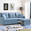 Comfort u0026 Style Möbel-Luxuriöses Schlafsofa in L-Form – Elegante Multifunktionscouch