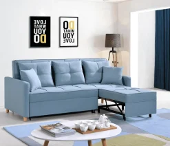 Comfort u0026 Style Möbel-Luxuriöses Schlafsofa in L-Form – Elegante Multifunktionscouch