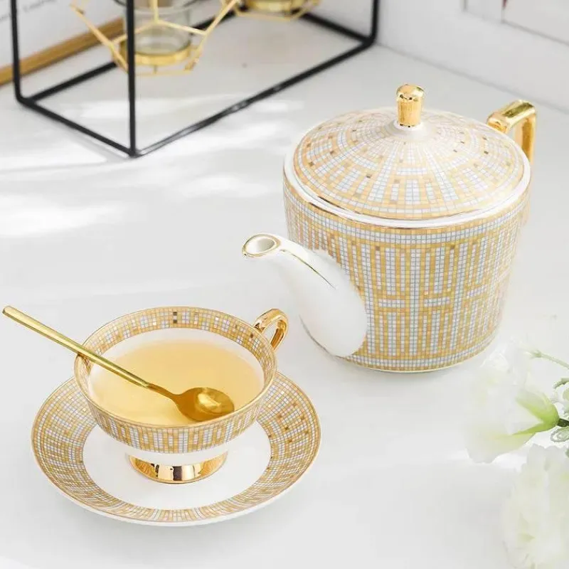 Feast u0026 Flair Küche & Esszimmer-Luxuriöses Teeservice aus Bone China – Hochwertiges Teeservice aus königlichem Porzellan