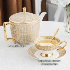 Feast u0026 Flair Küche & Esszimmer-Luxuriöses Teeservice aus Bone China – Hochwertiges Teeservice aus königlichem Porzellan