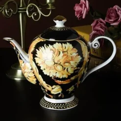 The Cozy Mug Küche & Esszimmer-Luxuriöses Teetassen-Set aus Bone China – Elegante Kaffeetassen im europäischen Stil