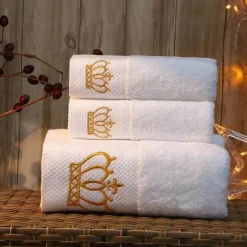 Aqua Essence Badezimmer-Luxury Bath Towel Set - Majestic Home Towels