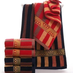 Aqua Essence Badezimmer-Luxury Couples Bath Towel Set - Adam Eve Towels