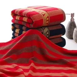 Aqua Essence Badezimmer-Luxury Couples Bath Towel Set - Adam Eve Towels