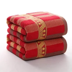 Aqua Essence Badezimmer-Luxury Couples Bath Towel Set - Adam Eve Towels
