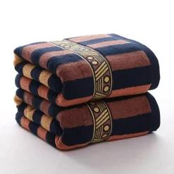 Aqua Essence Badezimmer-Luxury Couples Bath Towel Set - Adam Eve Towels