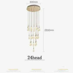 Comfort u0026 Style Beleuchtung-Luxury Crystal Pendant Lights - Elegant Melting Glass Design