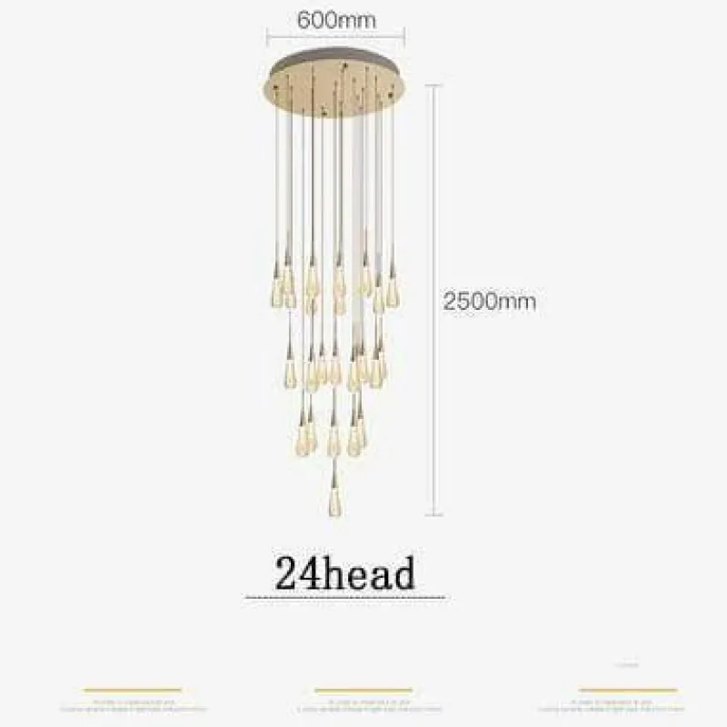 Comfort u0026 Style Beleuchtung-Luxury Crystal Pendant Lights - Elegant Melting Glass Design