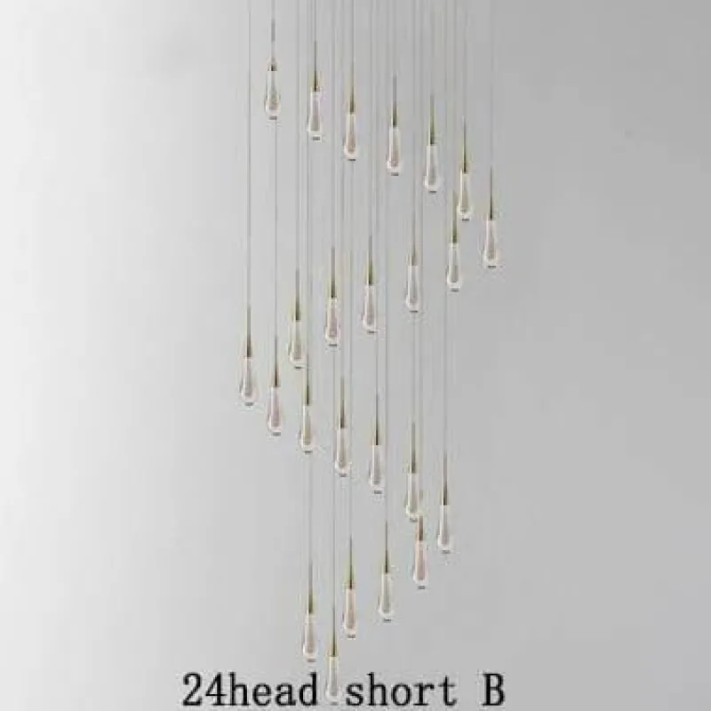 Comfort u0026 Style Beleuchtung-Luxury Crystal Pendant Lights - Elegant Melting Glass Design
