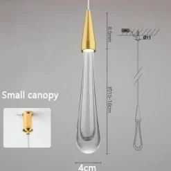 Comfort u0026 Style Beleuchtung-Luxury Crystal Pendant Lights - Elegant Melting Glass Design