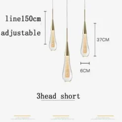 Comfort u0026 Style Beleuchtung-Luxury Crystal Pendant Lights - Elegant Melting Glass Design