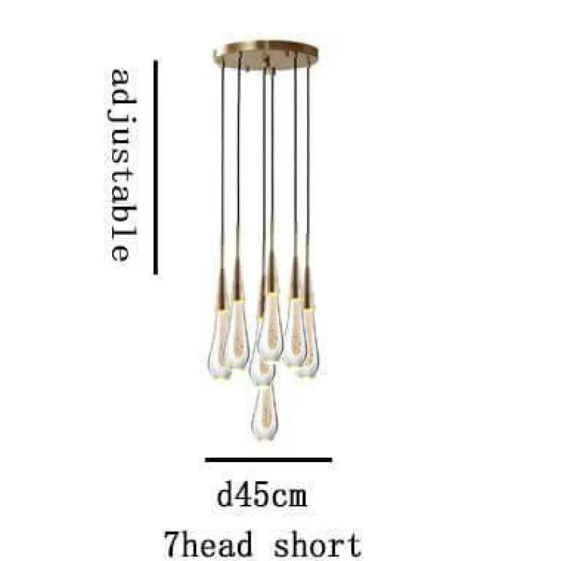 Comfort u0026 Style Beleuchtung-Luxury Crystal Pendant Lights - Elegant Melting Glass Design