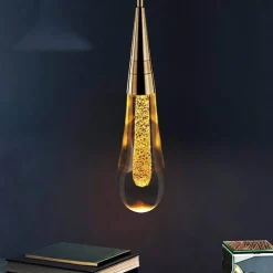 Comfort u0026 Style Beleuchtung-Luxury Crystal Pendant Lights - Elegant Melting Glass Design