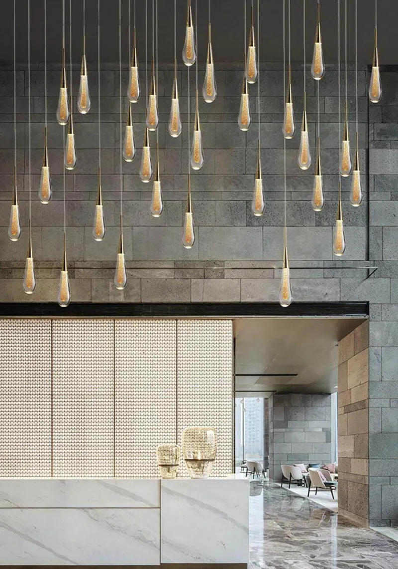 Comfort u0026 Style Beleuchtung-Luxury Crystal Pendant Lights - Elegant Melting Glass Design