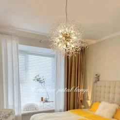 Illuminate Home Beleuchtung-Löwenzahn-Kristall-Kronleuchter – Elegante Beleuchtungsvorrichtung