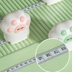 Tranquil Touch Fitness-Gadgets|Gesundheits- Und Entspannungstools-Maßband für Katzenpfoten – Automatisches Messwerkzeug mit Doppelskala
