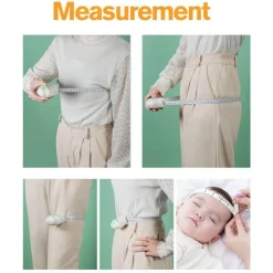 Tranquil Touch Fitness-Gadgets|Gesundheits- Und Entspannungstools-Maßband für Katzenpfoten – Automatisches Messwerkzeug mit Doppelskala