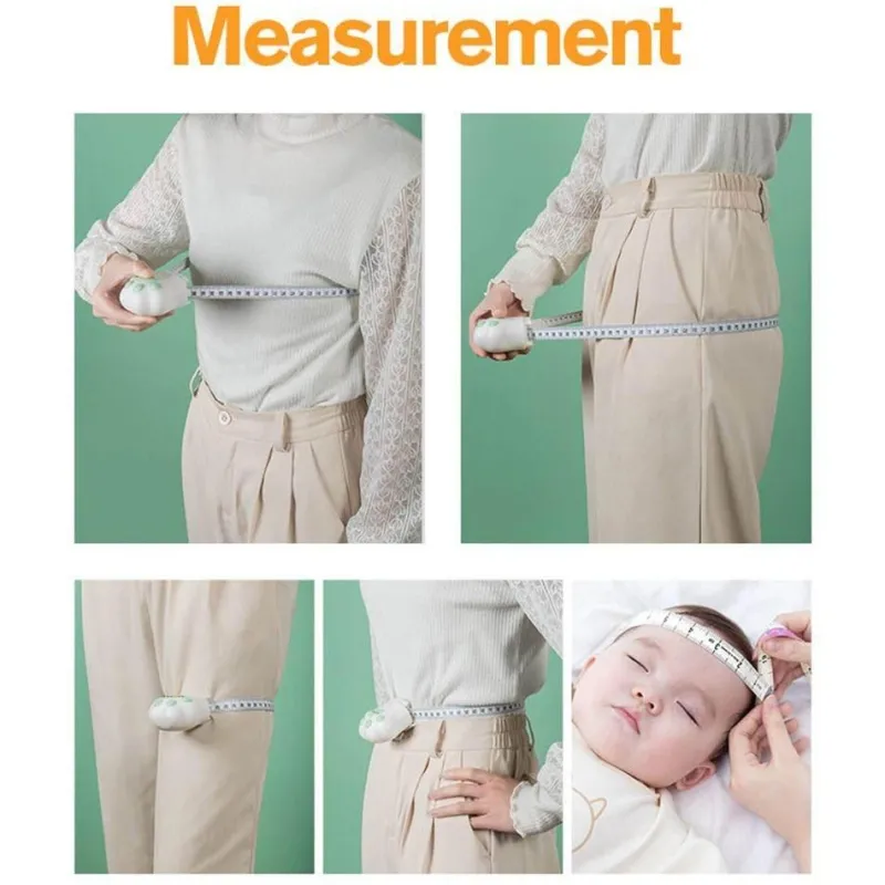 Tranquil Touch Fitness-Gadgets|Gesundheits- Und Entspannungstools-Maßband für Katzenpfoten – Automatisches Messwerkzeug mit Doppelskala