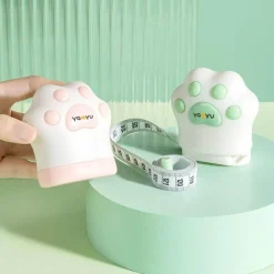 Tranquil Touch Fitness-Gadgets|Gesundheits- Und Entspannungstools-Maßband für Katzenpfoten – Automatisches Messwerkzeug mit Doppelskala