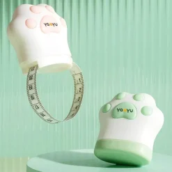 Tranquil Touch Fitness-Gadgets|Gesundheits- Und Entspannungstools-Maßband für Katzenpfoten – Automatisches Messwerkzeug mit Doppelskala