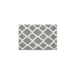 Tom Wohndeko-Madivelle Reversible High Pile Bath Rug – Modern Tufted Microfiber