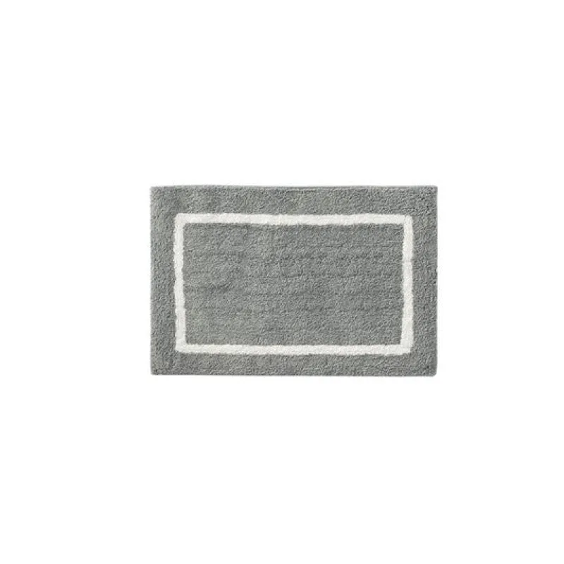 Tom Wohndeko-Madivelle Reversible High Pile Bath Rug – Modern Tufted Microfiber