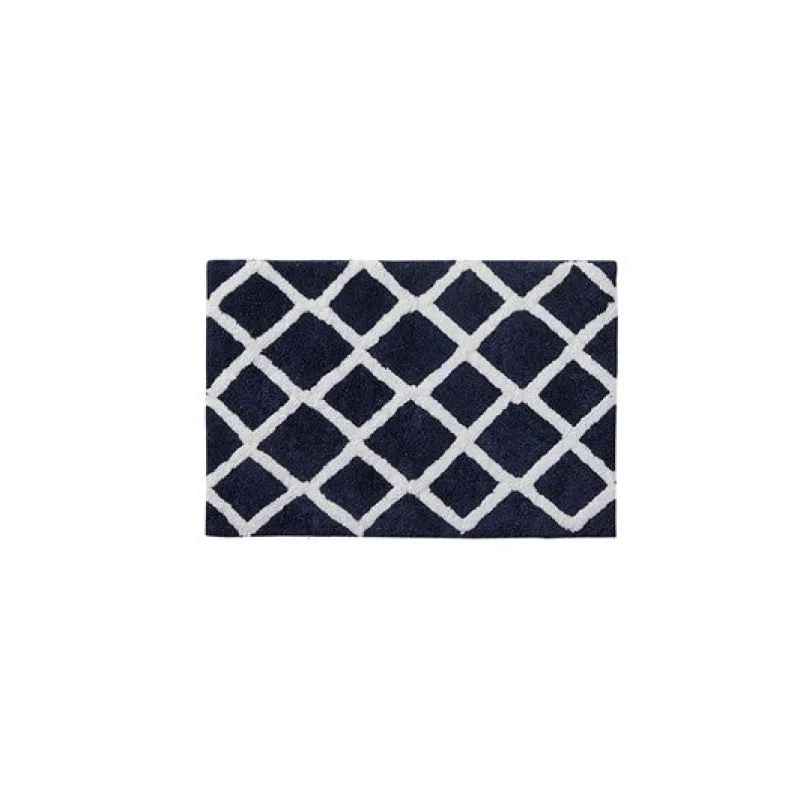 Tom Wohndeko-Madivelle Reversible High Pile Bath Rug – Modern Tufted Microfiber