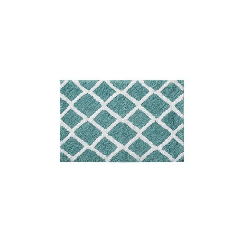 Tom Wohndeko-Madivelle Reversible High Pile Bath Rug – Modern Tufted Microfiber