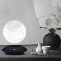 Comfort u0026 Style Beleuchtung-Magnetic Levitating Moon Lamp - 360 Rotating Night Light