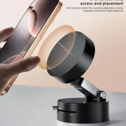 Wild u0026 Free Gear Autozubehör|Automobilindustrie-Magnetische Autotelefonhalterung - Drehbare Armaturenbretthalterung