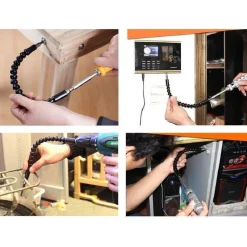 Cozy Living Heimwerkzeuge-Magnetische flexible Bohrerverlängerung - Verstellbarer Bohrerhalter