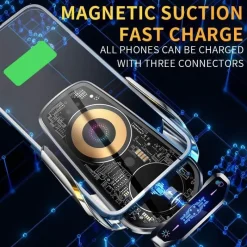 Wild u0026 Free Gear Automobilindustrie|Autozubehör-Magnetische kabellose Autotelefonhalterung - Automatische Ladehalterung