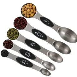 Comfort u0026 Style Küche & Esszimmer-Magnetische Messlöffel – Set mit 5 präzisen Messwerkzeugen