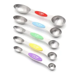 Comfort u0026 Style Küche & Esszimmer-Magnetische Messlöffel – Set mit 5 präzisen Messwerkzeugen
