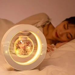 Willow u0026 Whim Beleuchtung-Magnetische schwebende Blumenlampe „Love Forever“