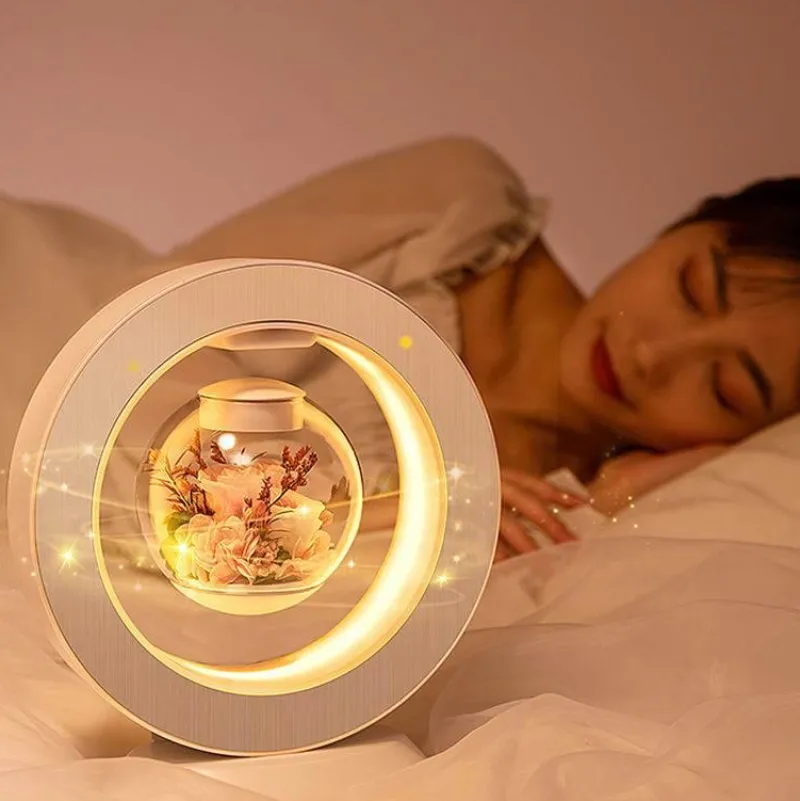 Willow u0026 Whim Beleuchtung-Magnetische schwebende Blumenlampe „Love Forever“