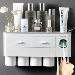 The Blissful Bath Badezimmer-Magnetischer Badezimmer-Organizer – platzsparende Aufbewahrungslösung zur Wandmontage