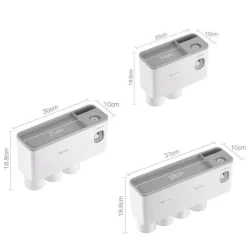 The Blissful Bath Badezimmer-Magnetischer Badezimmer-Organizer – platzsparende Aufbewahrungslösung zur Wandmontage