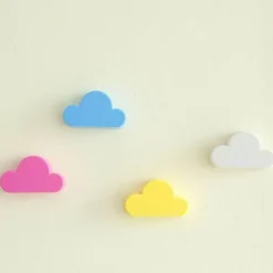 The Gilded Nest Wohndeko-Magnetischer Schlüsselhalter für die Wand – Aufbewahrungslösung im Cloud-Design