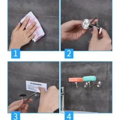 The Blissful Bath Badezimmer-Magnetischer Seifenhalter – Wandmontierter Badezimmer-Organizer