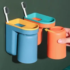 The Blissful Bath Badezimmer-Magnetischer Zahnbürstenhalter – Badezimmer-Organizer zur Wandmontage