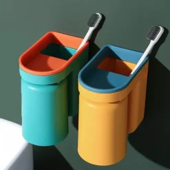 The Blissful Bath Badezimmer-Magnetischer Zahnbürstenhalter – Badezimmer-Organizer zur Wandmontage