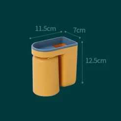 The Blissful Bath Badezimmer-Magnetischer Zahnbürstenhalter – Badezimmer-Organizer zur Wandmontage